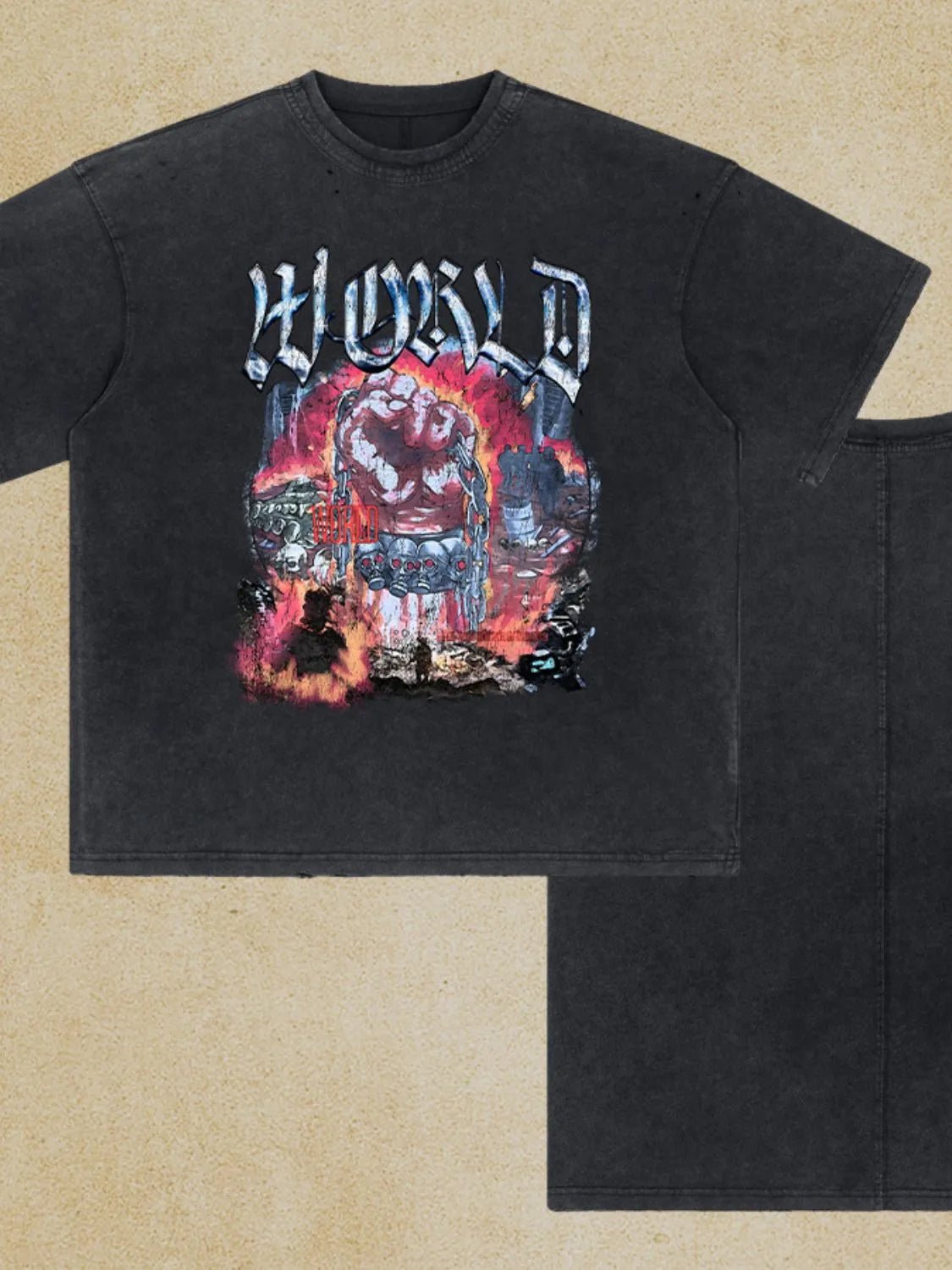 Men's Graphic Round Neck Half Sleeve T-Shirt - My Wear Clothing Co