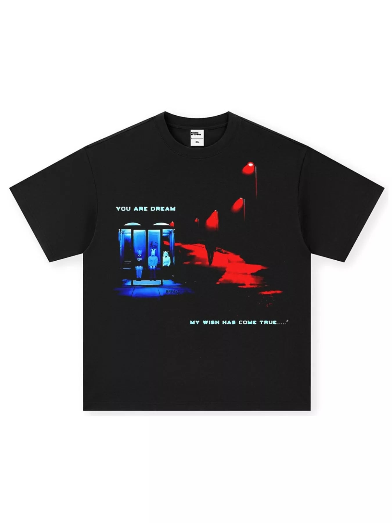 Men's Graphic Round Neck Oversized T-Shirt - My Wear Clothing Co