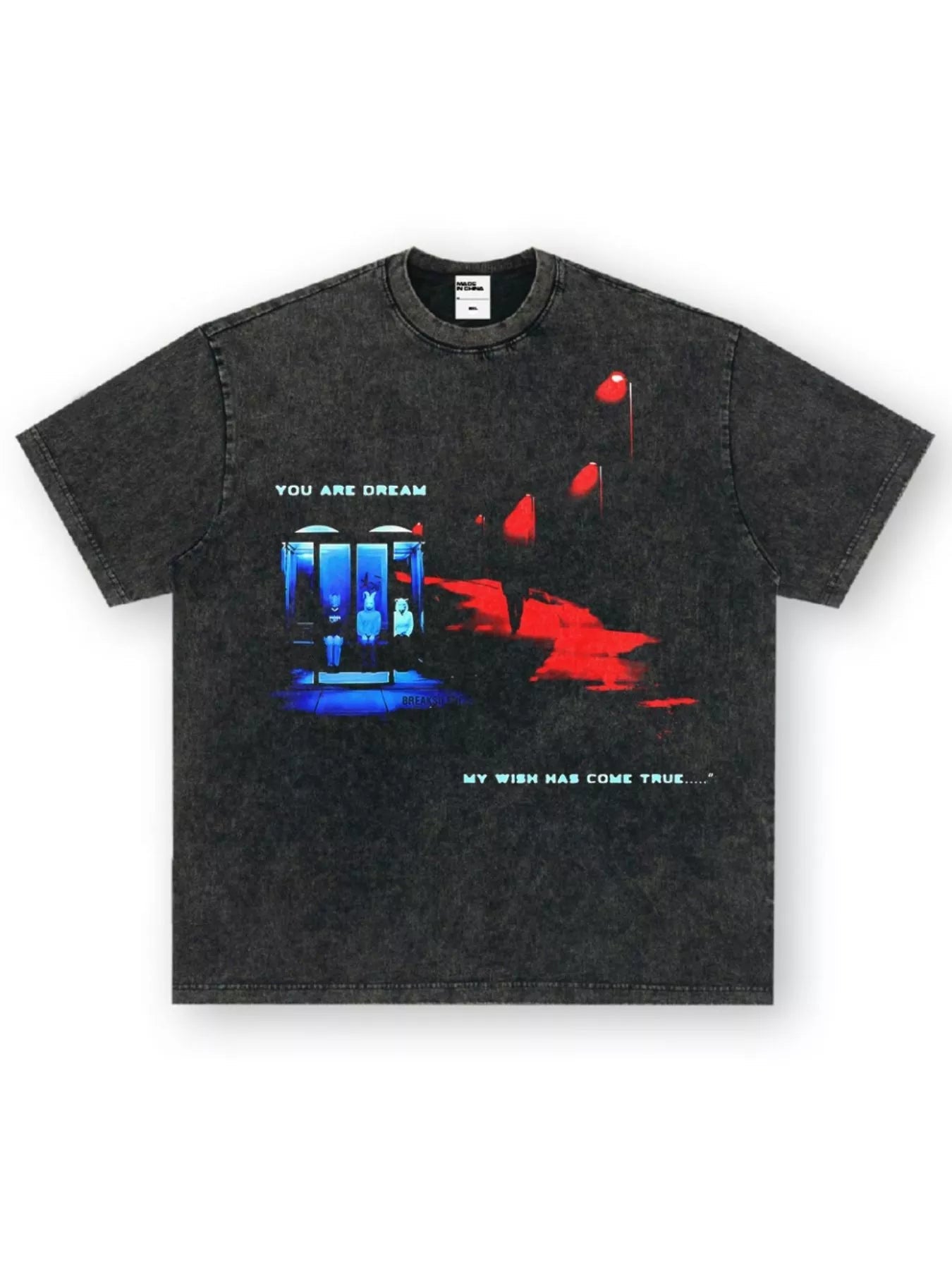 Men's Graphic Round Neck Oversized T-Shirt - My Wear Clothing Co