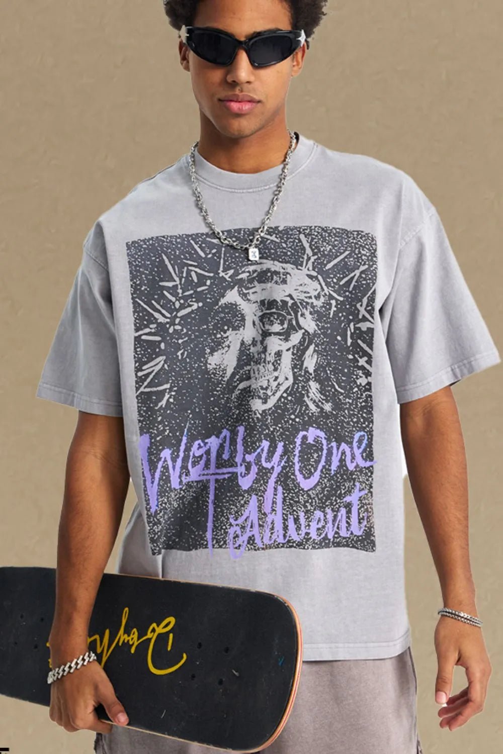 Men's Graphic Round Neck Short Sleeve T-Shirt - My Wear Clothing Co