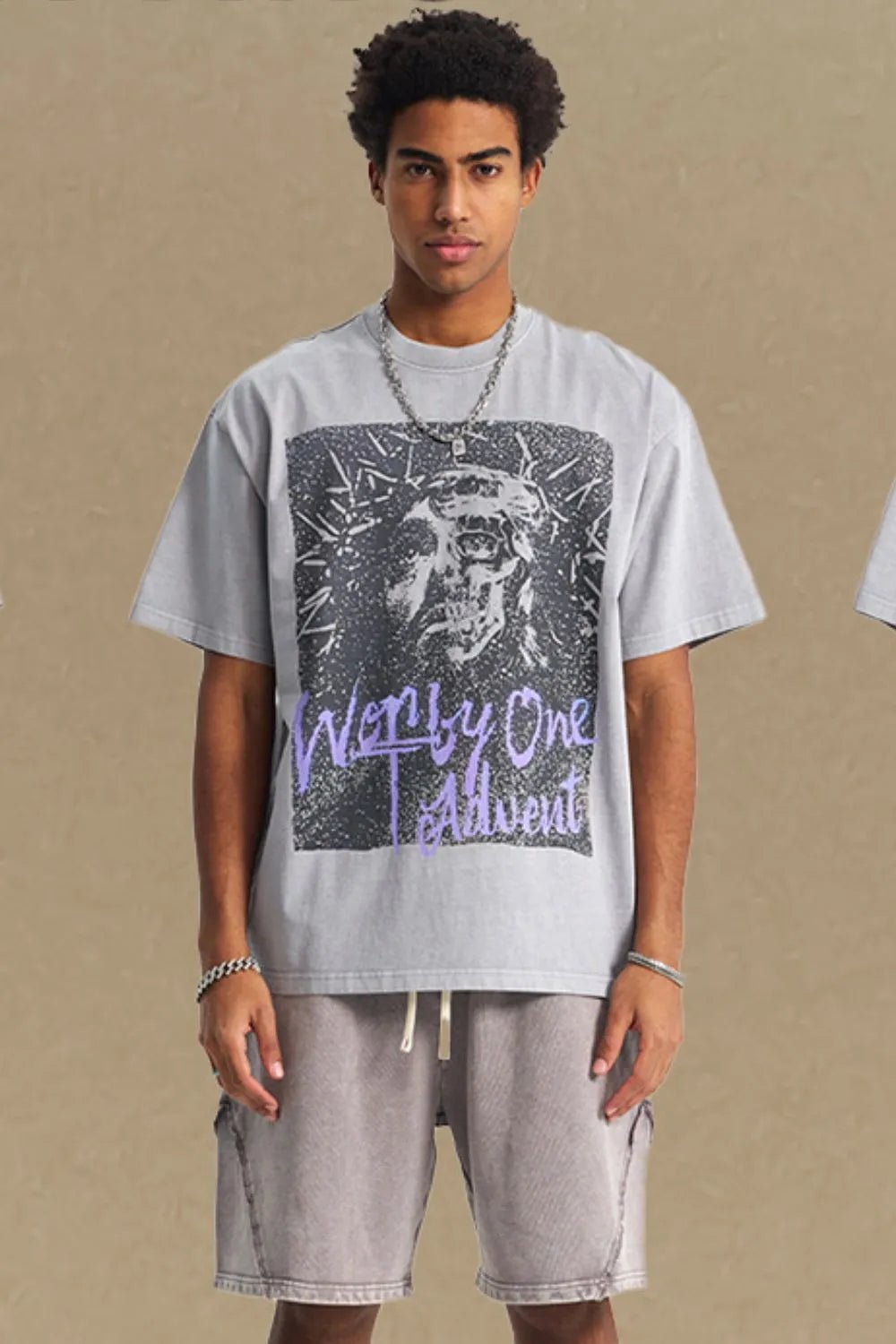 Men's Graphic Round Neck Short Sleeve T-Shirt - My Wear Clothing Co