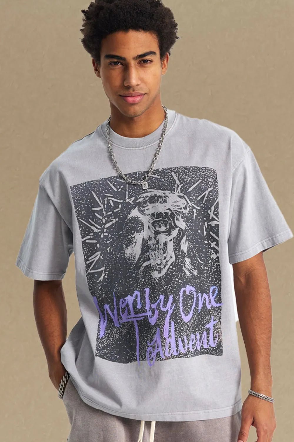 Men's Graphic Round Neck Short Sleeve T-Shirt - My Wear Clothing Co