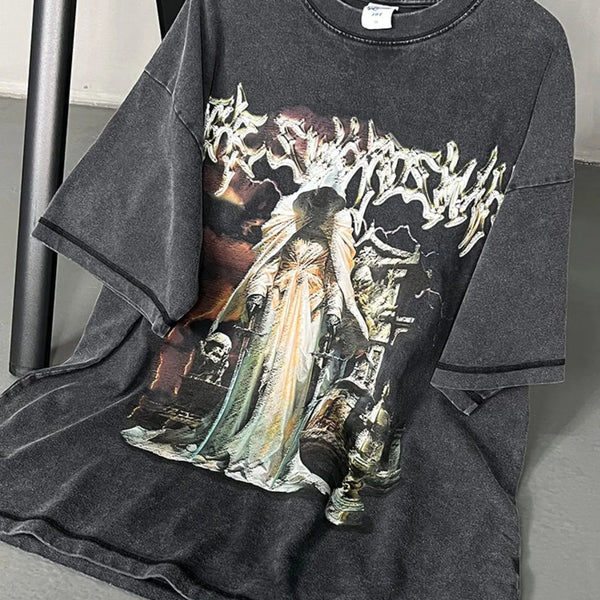 Men's Graphic Round Neck Short Sleeve T-Shirt - My Wear Clothing Co