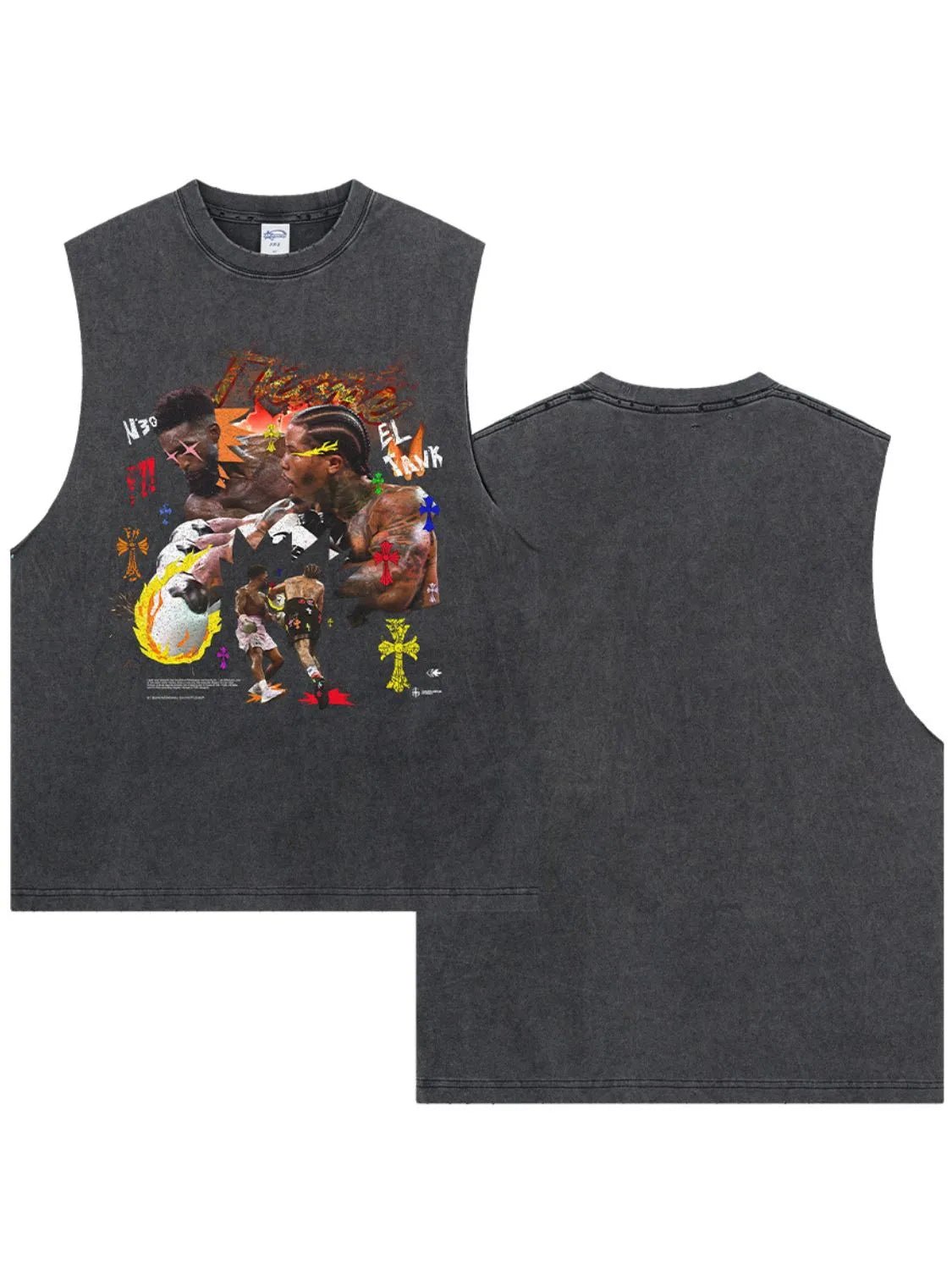 Men's Graphic Round Neck Tank - My Wear Clothing Co