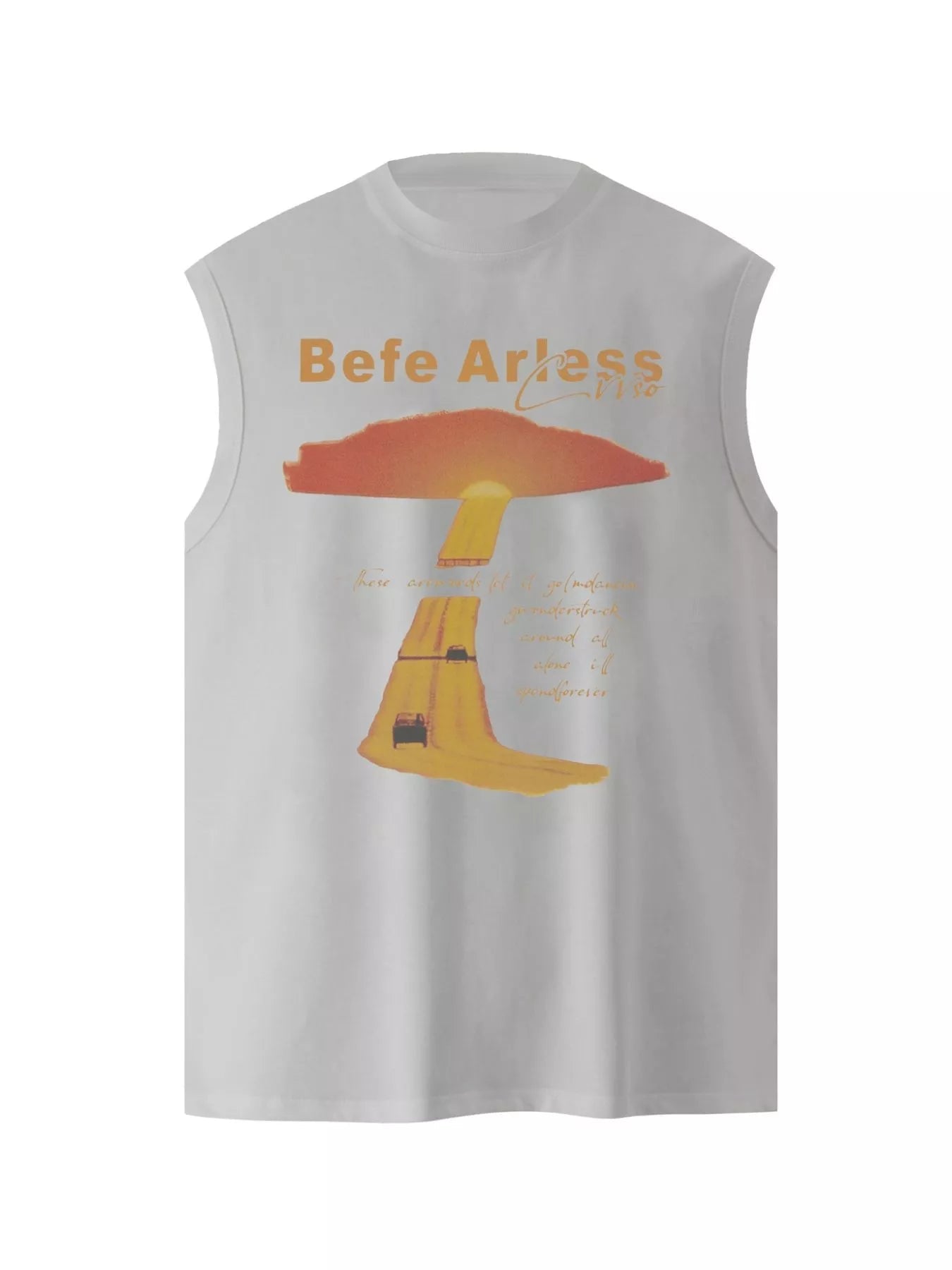 Men's Graphic Round Neck Tank - My Wear Clothing Co