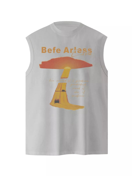Men's Graphic Round Neck Tank - My Wear Clothing Co