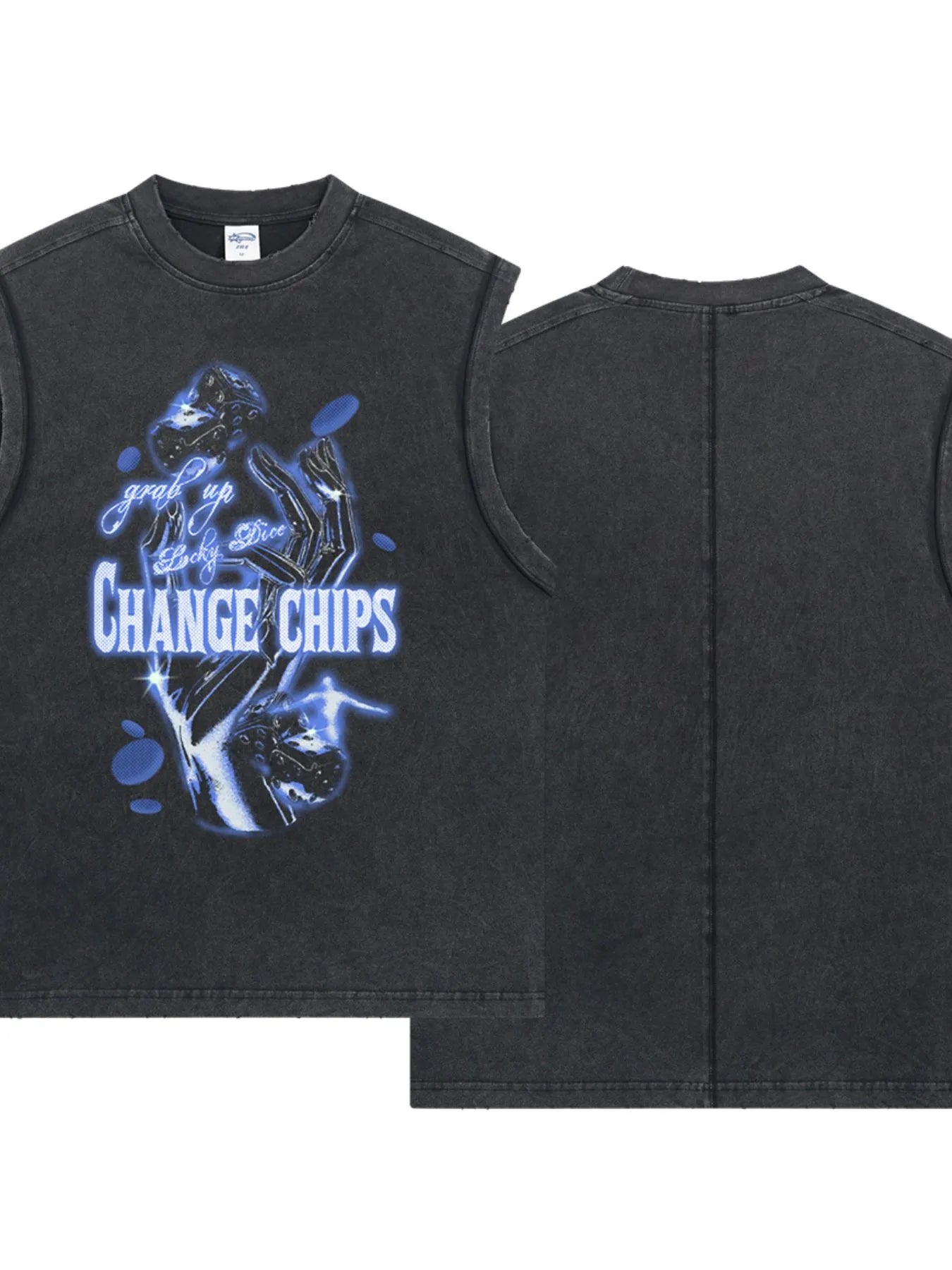 Men's Graphic Round Neck Tank - My Wear Clothing Co