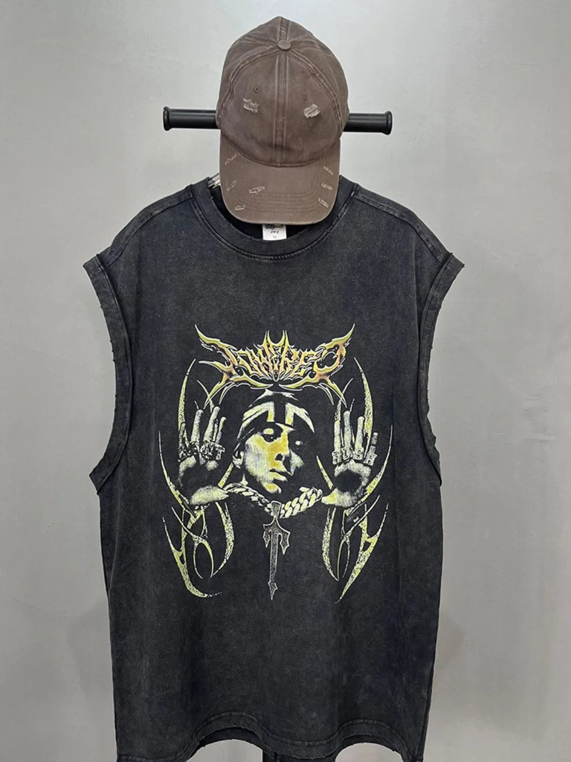 Men's Graphic Round Neck Tank - My Wear Clothing Co