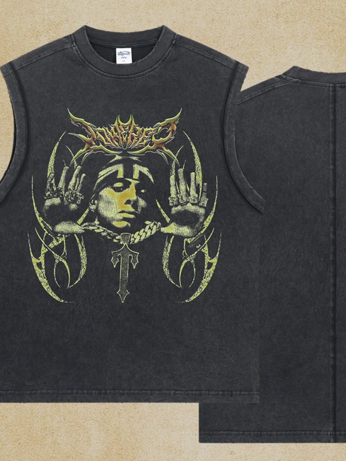 Men's Graphic Round Neck Tank - My Wear Clothing Co