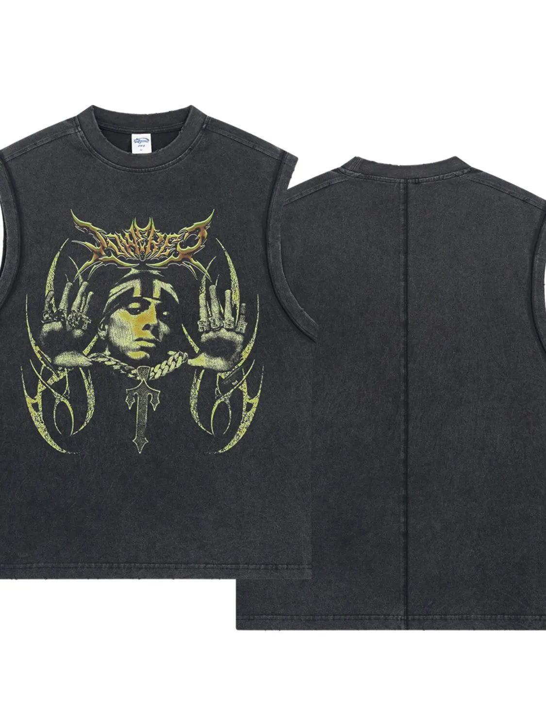 Men's Graphic Round Neck Tank - My Wear Clothing Co