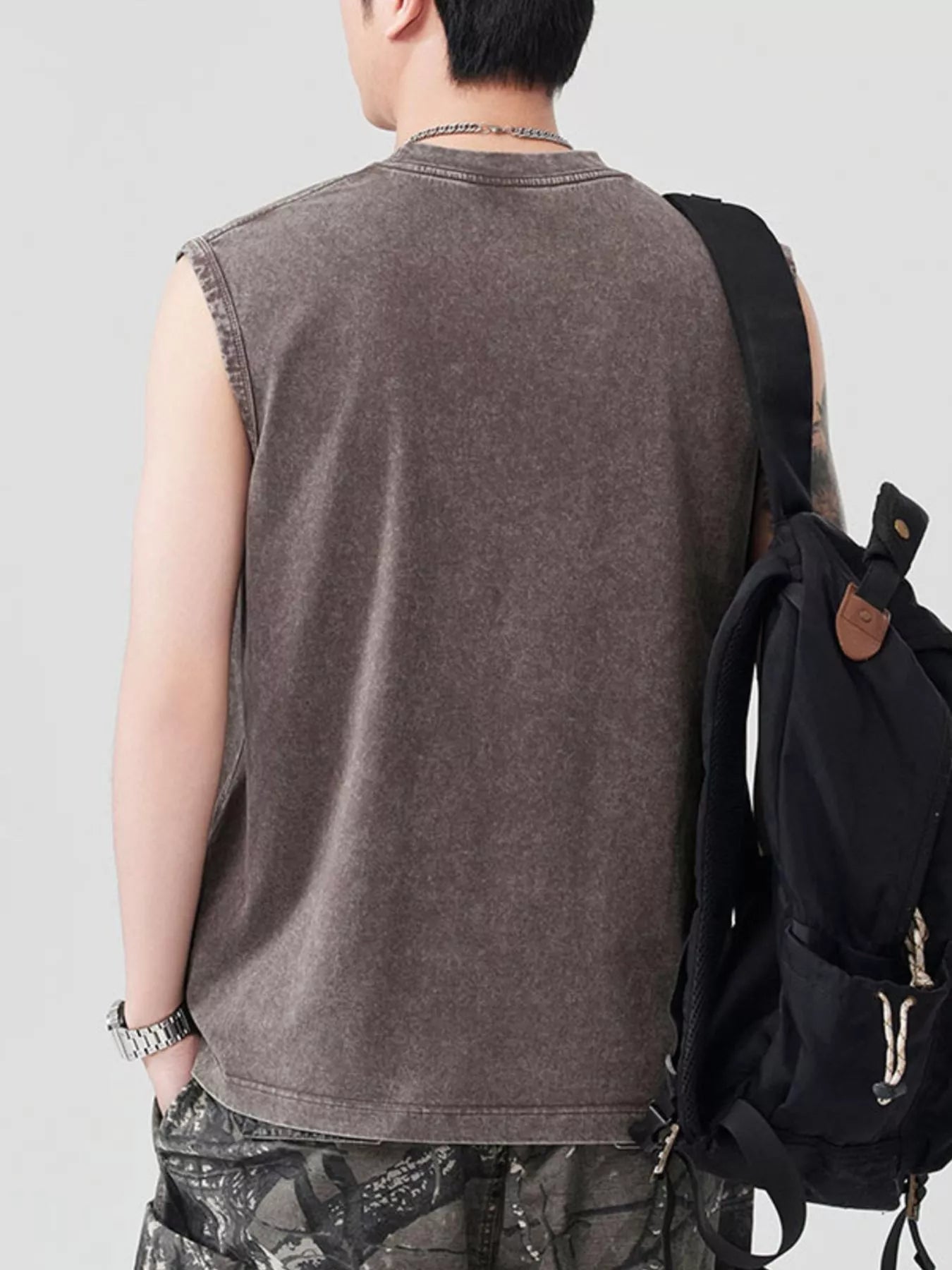 Men's Graphic Round Neck Tank - My Wear Clothing Co
