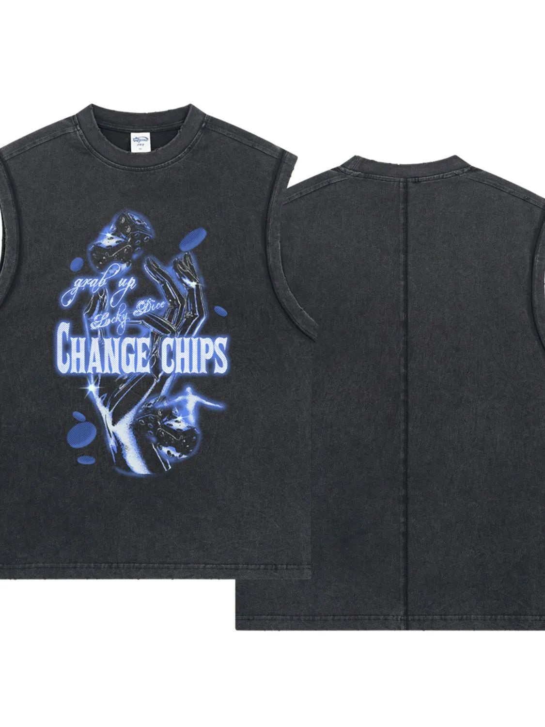 Men's Graphic Round Neck Tank - My Wear Clothing Co