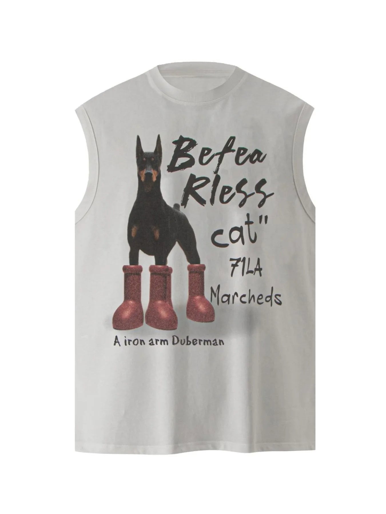 Men's Graphic Sleeveless Round Neck Tank - My Wear Clothing Co