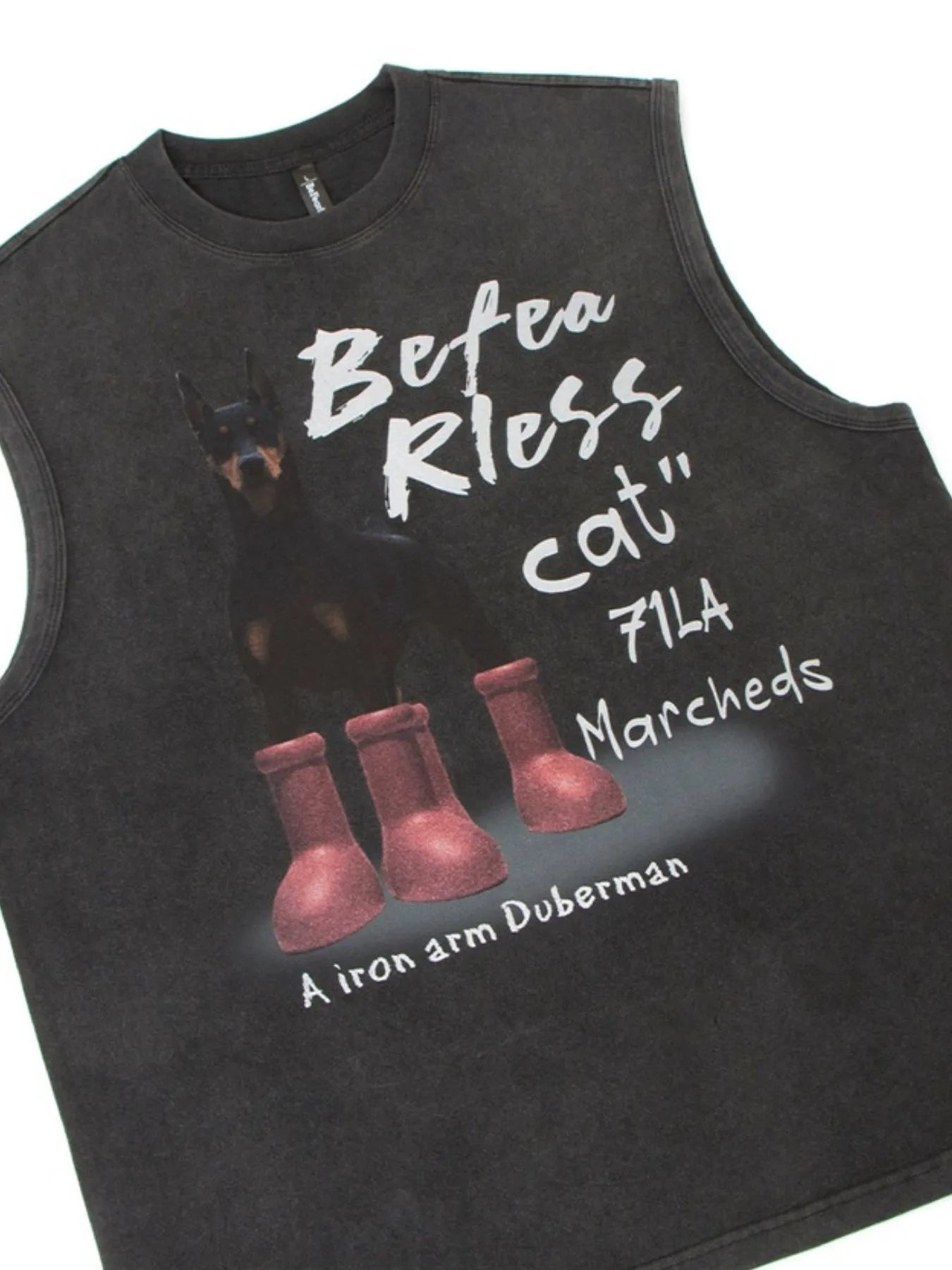 Men's Graphic Sleeveless Round Neck Tank - My Wear Clothing Co