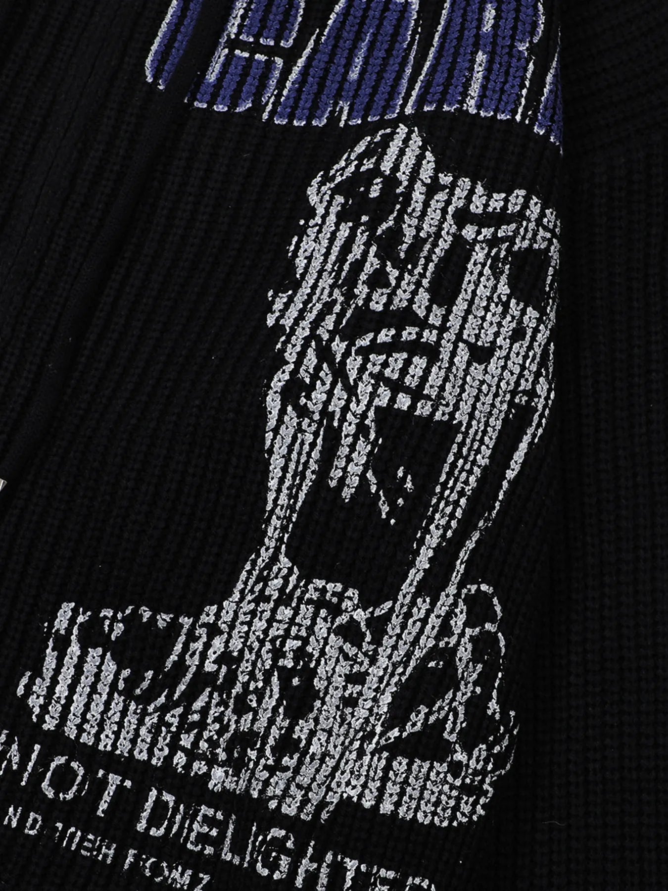 Men's Graphic Zip - Up Hooded Cardigan - My Wear Clothing Co