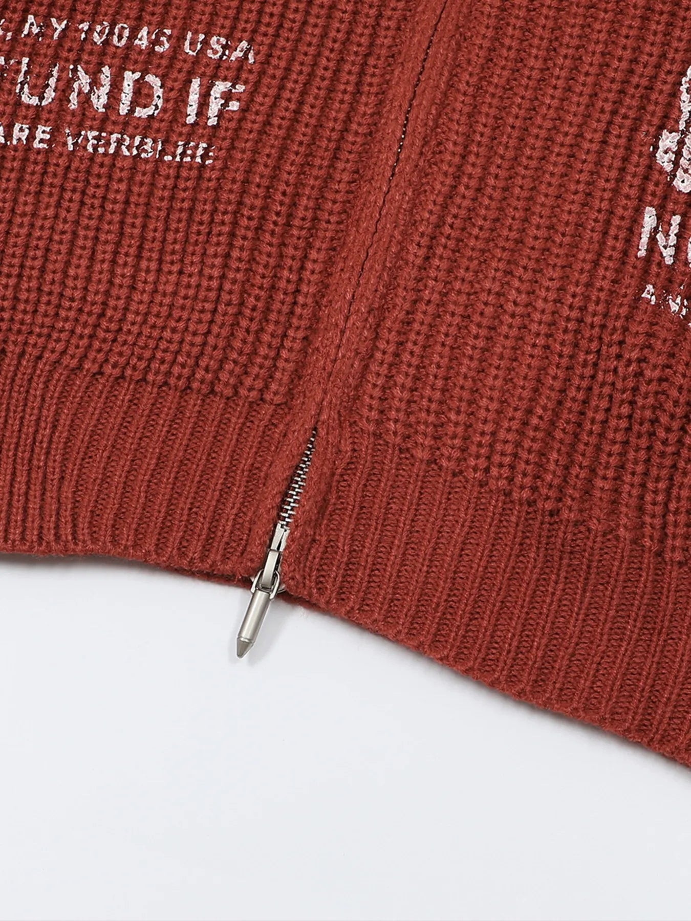 Men's Graphic Zip - Up Hooded Cardigan - My Wear Clothing Co