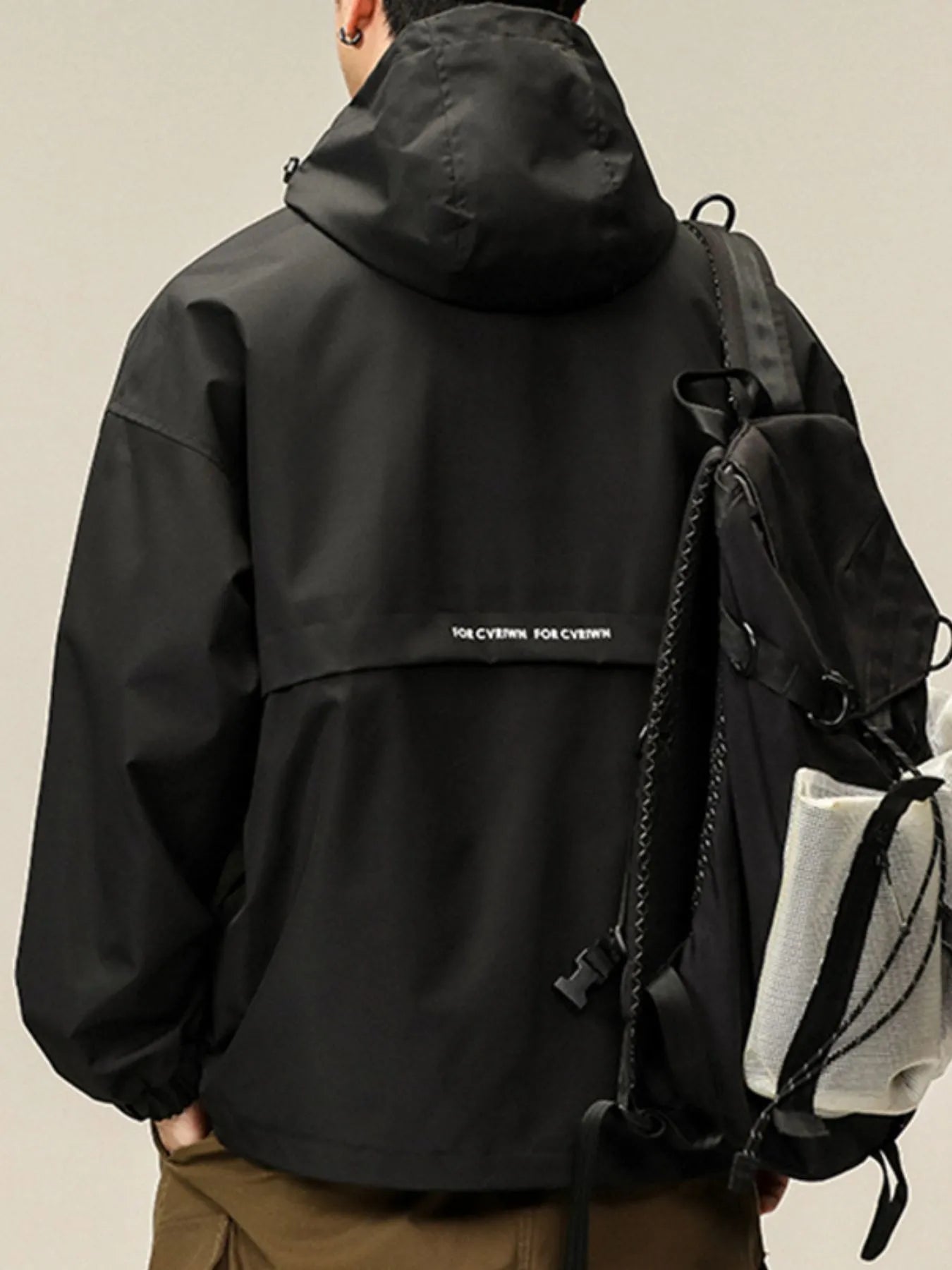 Men's Hooded Zip - Up Jacket (M–3XL) – Oversized Comfort, Urban Cool - My Wear Clothing Co