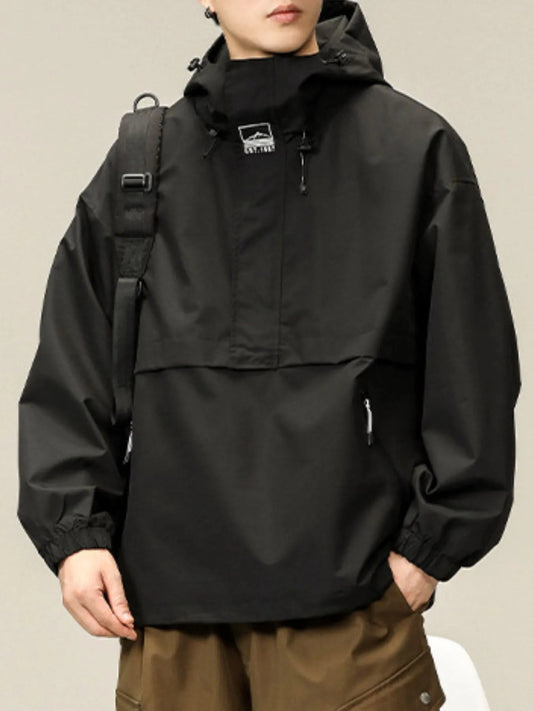 Men's Hooded Zip - Up Jacket (M–3XL) – Oversized Comfort, Urban Cool - My Wear Clothing Co