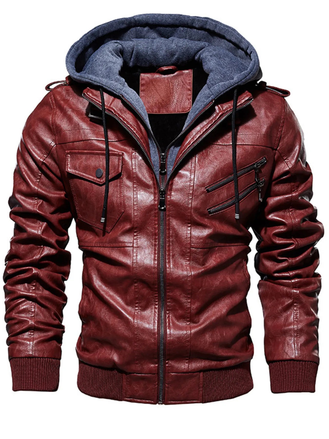 Men's Hooded Zip - Up Jacket (M–5XL) – Thick Comfort, Street - Ready Style - My Wear Clothing Co