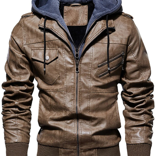 Men's Hooded Zip - Up Jacket (M–5XL) – Thick Comfort, Street - Ready Style - My Wear Clothing Co