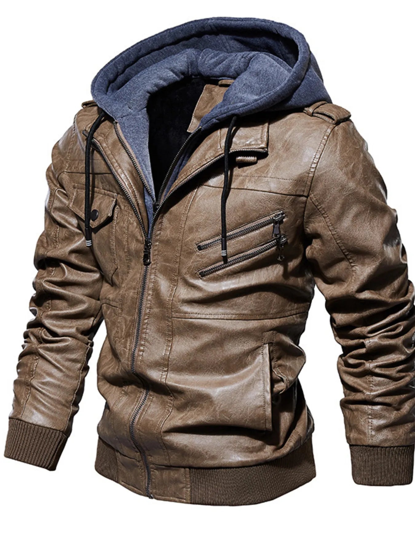 Men's Hooded Zip - Up Jacket (M–5XL) – Thick Comfort, Street - Ready Style - My Wear Clothing Co