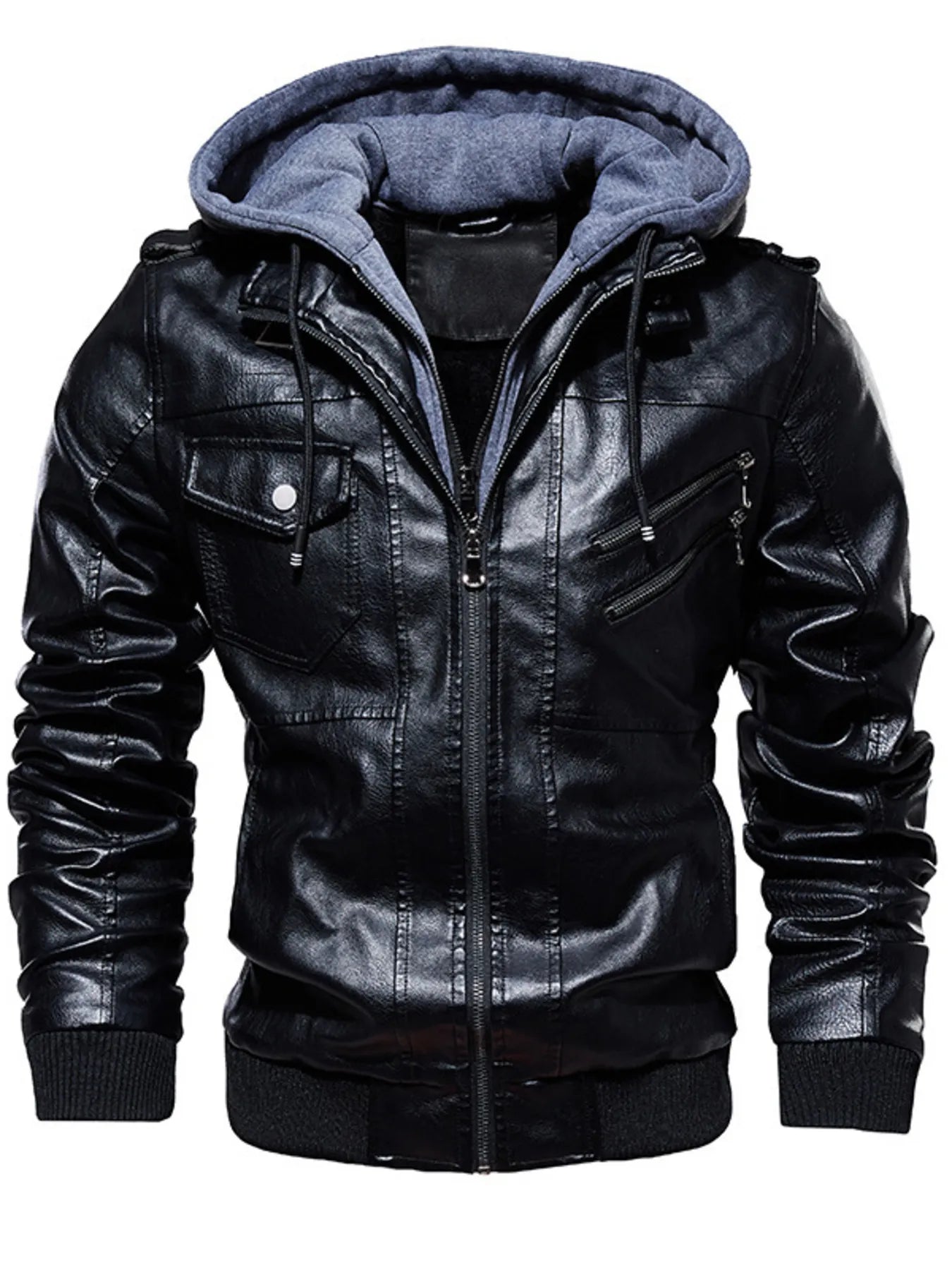 Men's Hooded Zip - Up Jacket (M–5XL) – Thick Comfort, Street - Ready Style - My Wear Clothing Co
