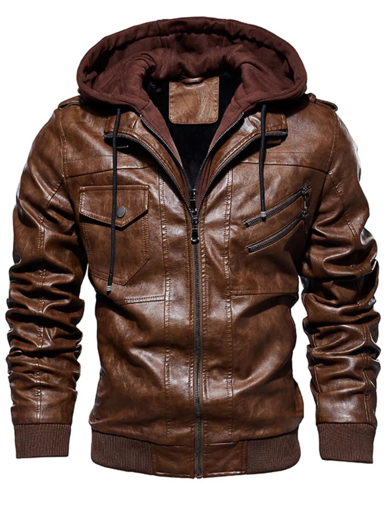 Men's Hooded Zip - Up Jacket (M–5XL) – Thick Comfort, Street - Ready Style - My Wear Clothing Co