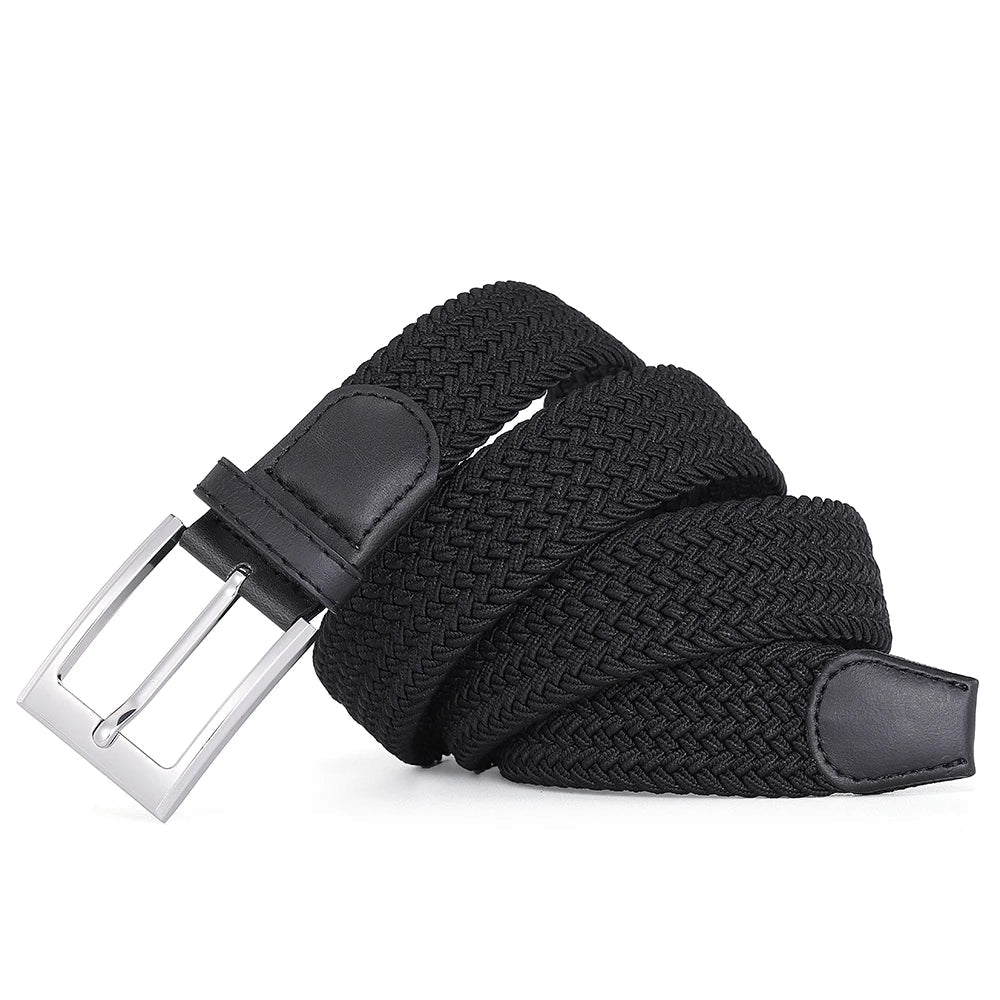 Men's Knitted Elastic Belt – Casual Comfort Meets Designer Style - My Wear Clothing Co
