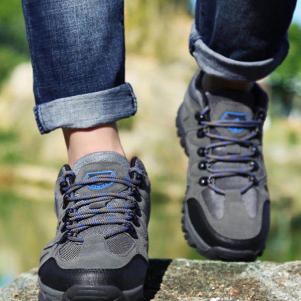 Men's Lace - Up Hiking Athletic Shoes – My Wea - My Wear Clothing Co