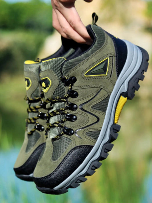 Men's Lace - Up Hiking Athletic Shoes – My Wea - My Wear Clothing Co