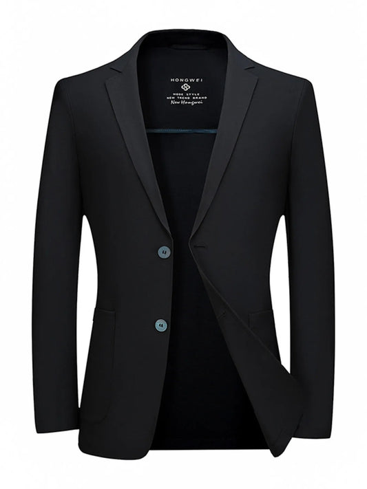 Men's Lapel Collar Blazer (M–4XL) – Tailored Ease, Everyday Versatility - My Wear Clothing Co