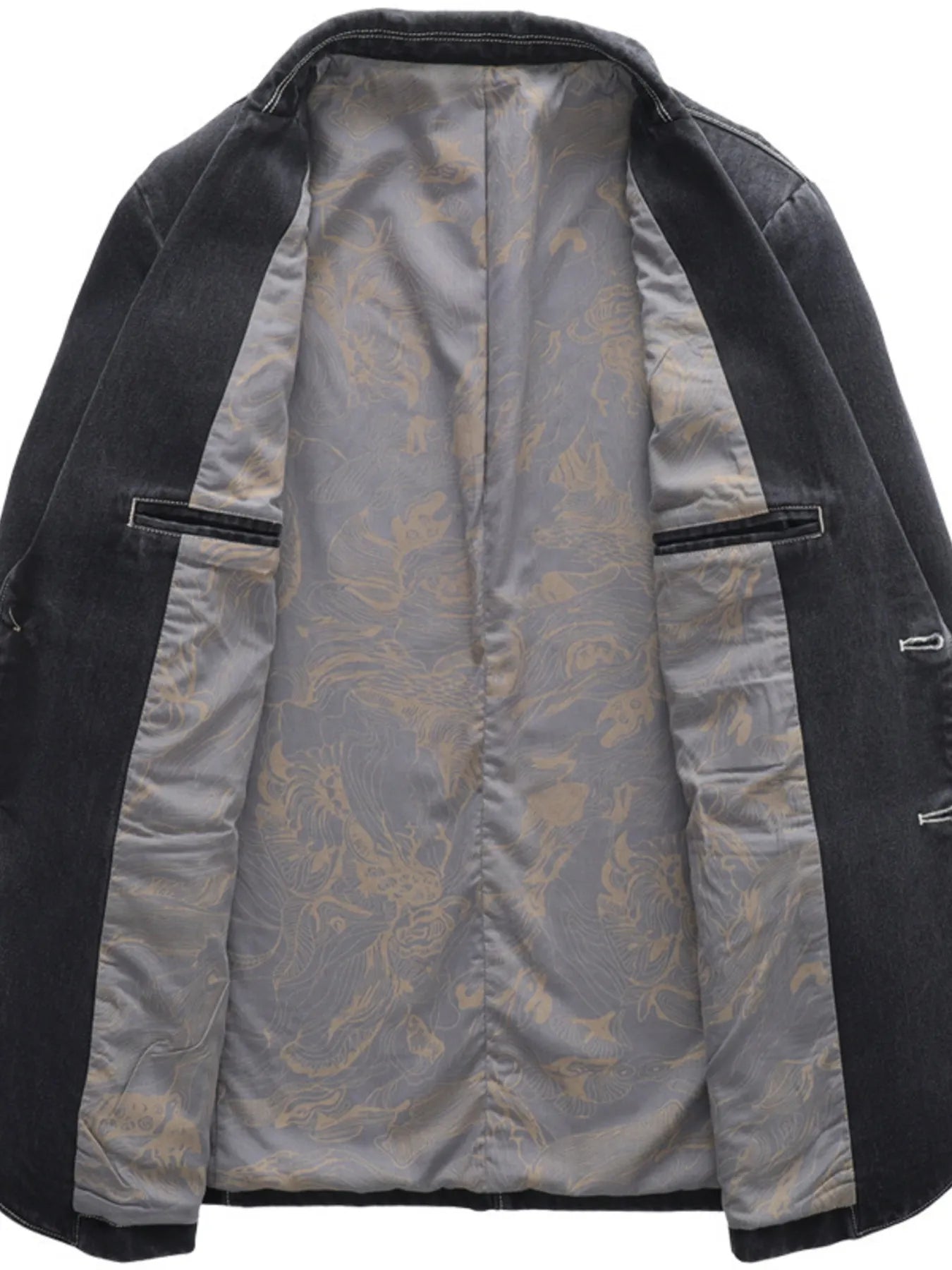 Men's Lapel Collar Blazer (S–4XL) – Classic Cut, Inclusive Fit - My Wear Clothing Co