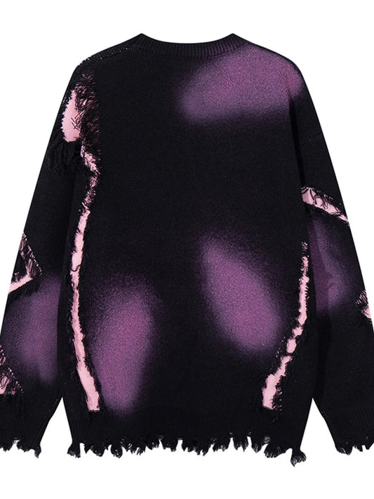 Men's Let's Rock Distressed Hem Sweater - My Wear Clothing Co