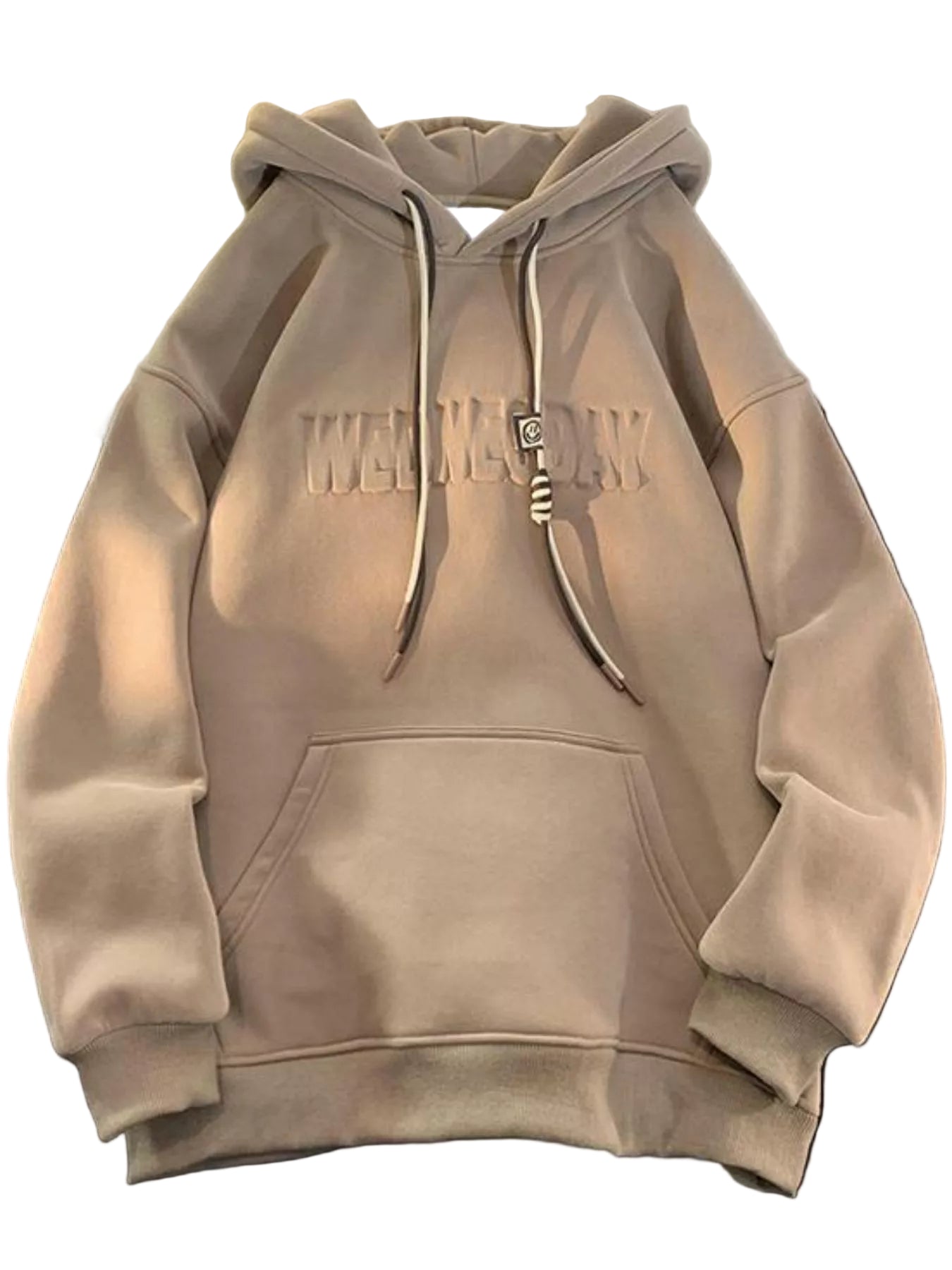 Men's Letter Drawstring Long Sleeve Hoodie – My Wear - My Wear Clothing Co