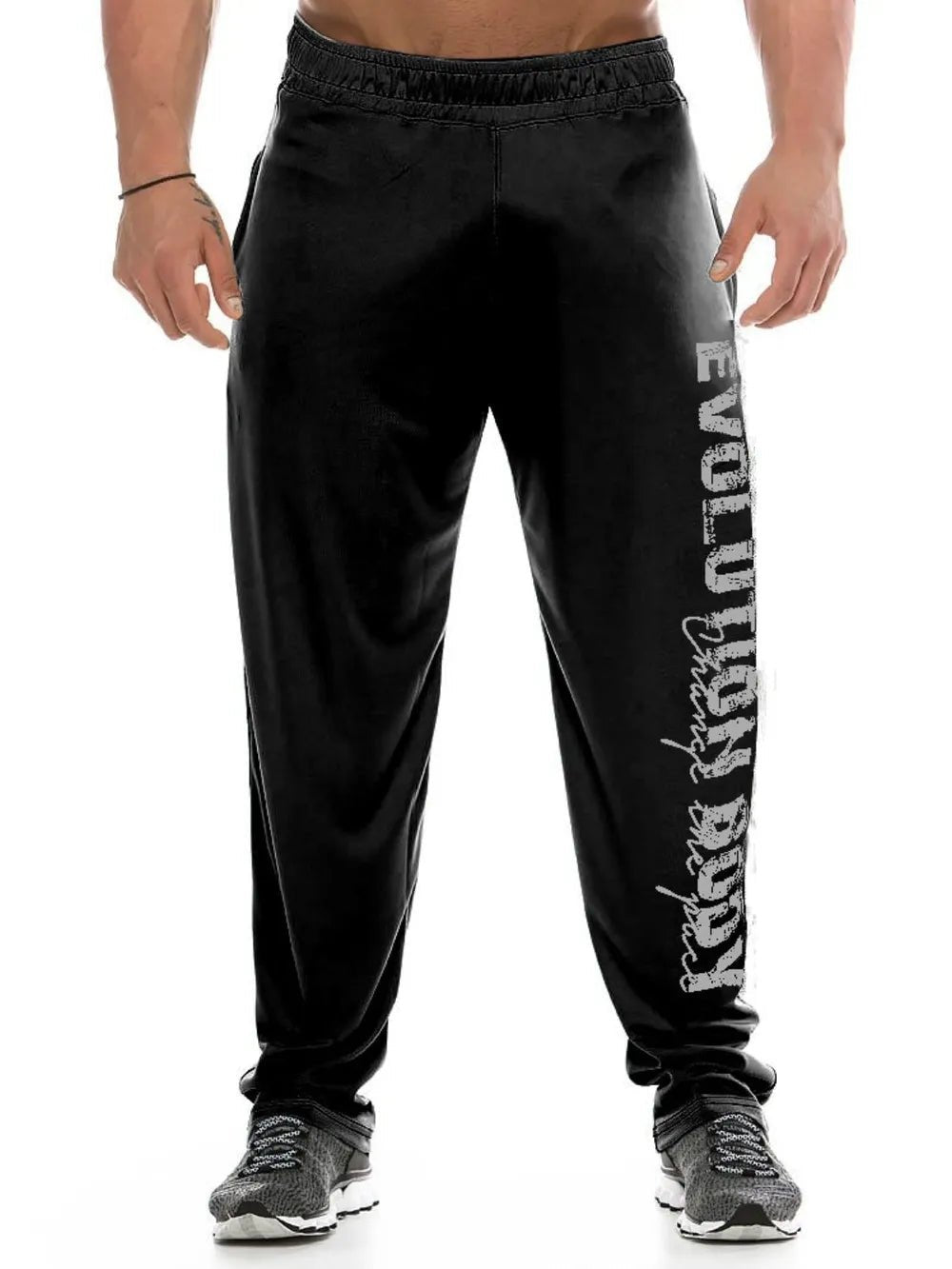 Men's Letter Elastic Waist Active Pants - My Wear Clothing Co