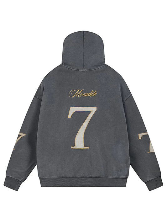 Men's Letter Kangaroo Pocket Hoodie - My Wear Clothing Co