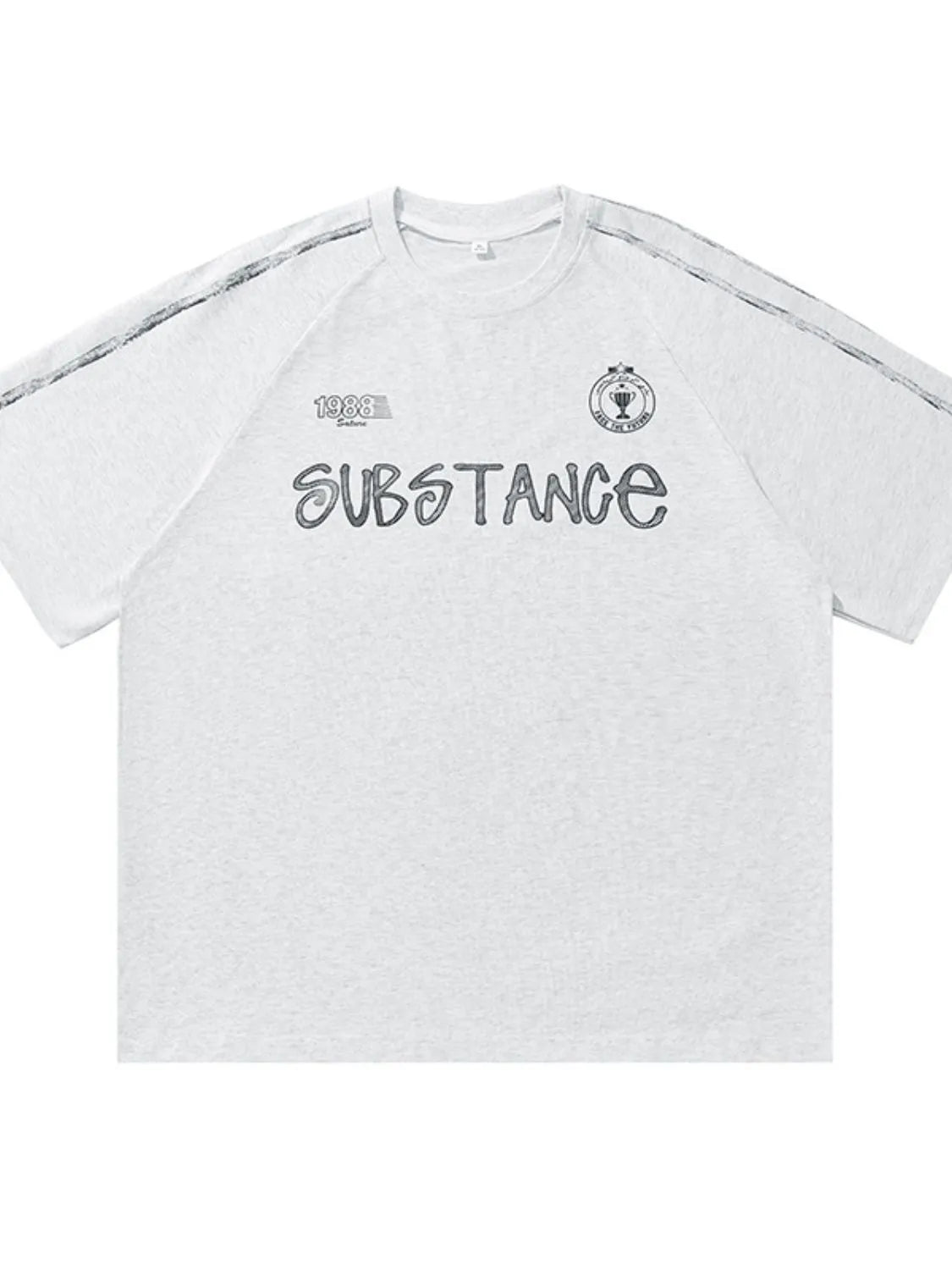 Men's Letter Round Neck Half Sleeve T-Shirt - My Wear Clothing Co