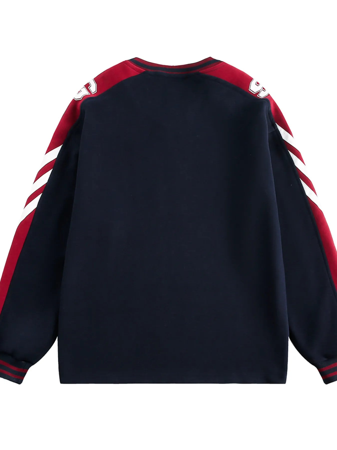 Men's Letter Side Striped Sweatshirt – Embroidered Detail, Everyday Edge - My Wear Clothing Co