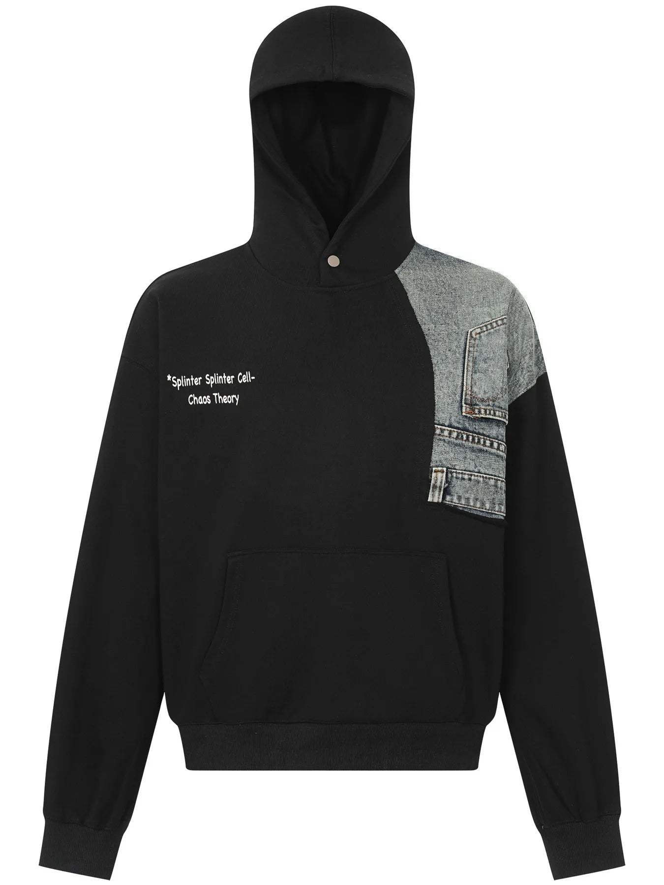 Men's Long Sleeve Patchwork Hoodie - My Wear Clothing Co