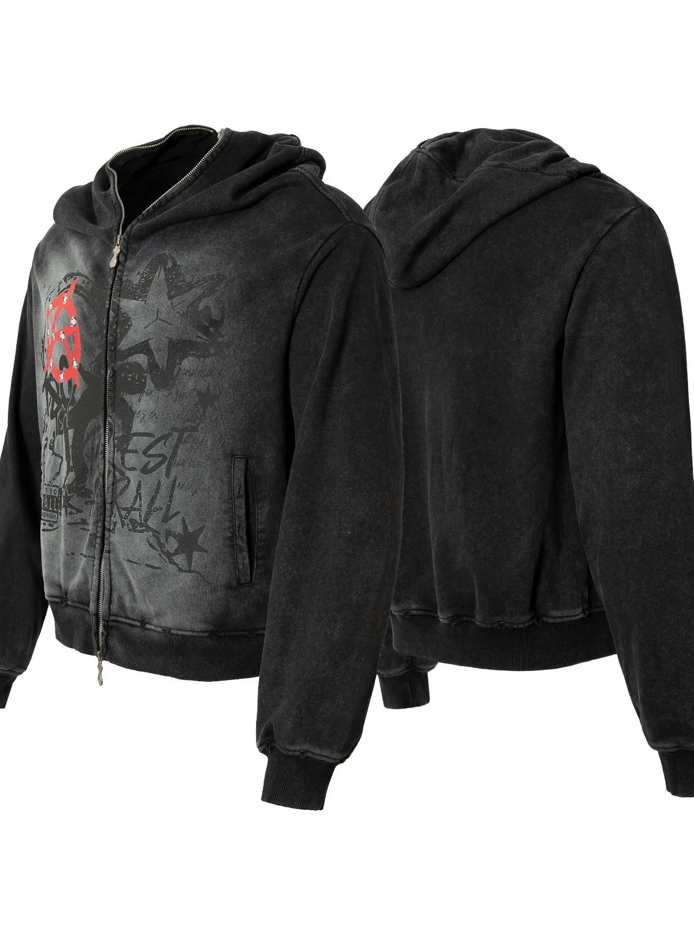 Men's Long Sleeve Zip - Up Hoodie - My Wear Clothing Co