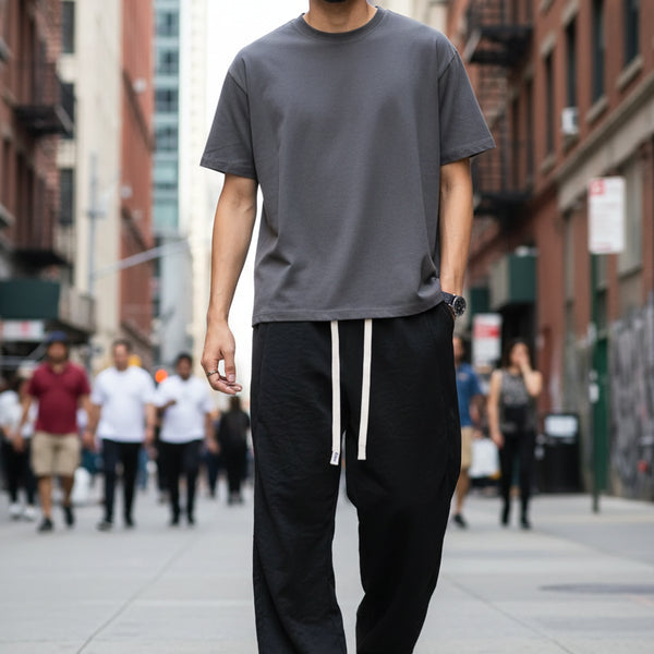 Men's Loose Fit Drawstring Pants – Easy Comfort, Everyday Style - My Wear Clothing Co