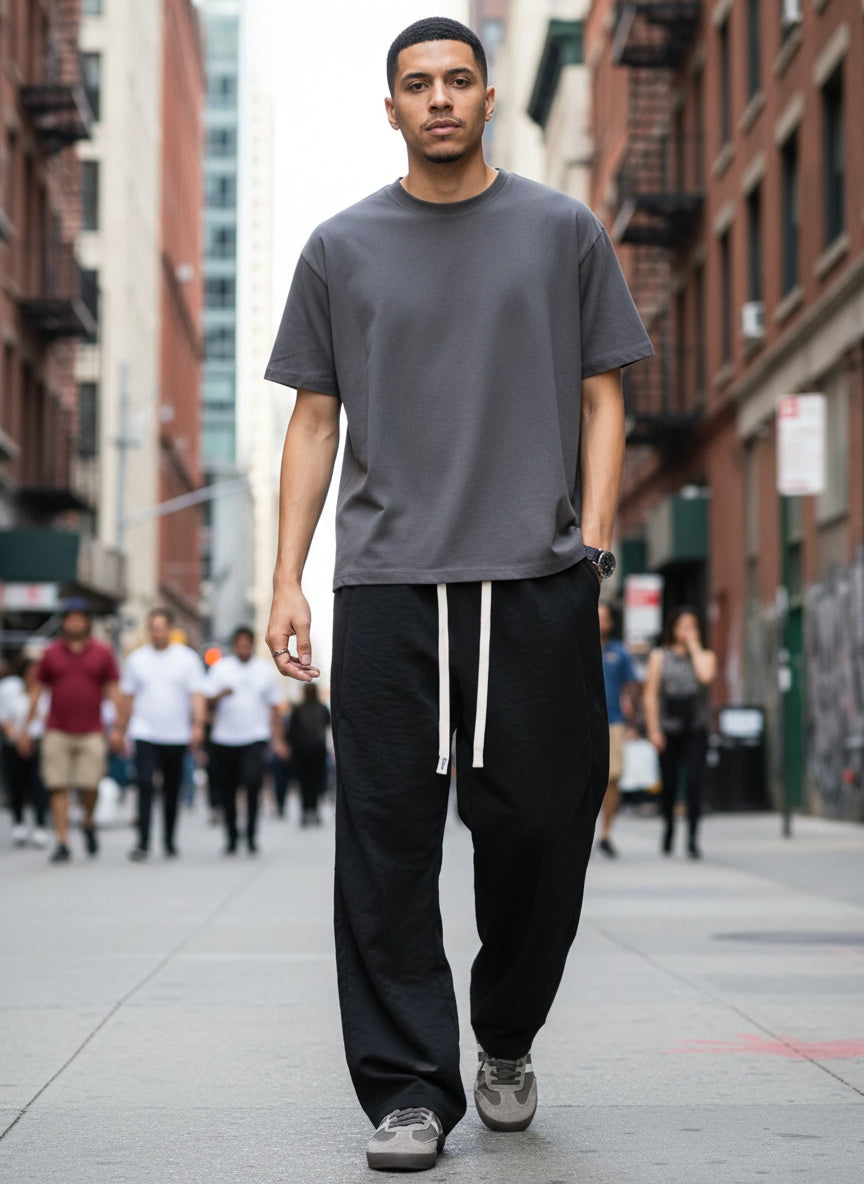 Men's Loose Fit Drawstring Pants – Easy Comfort, Everyday Style - My Wear Clothing Co