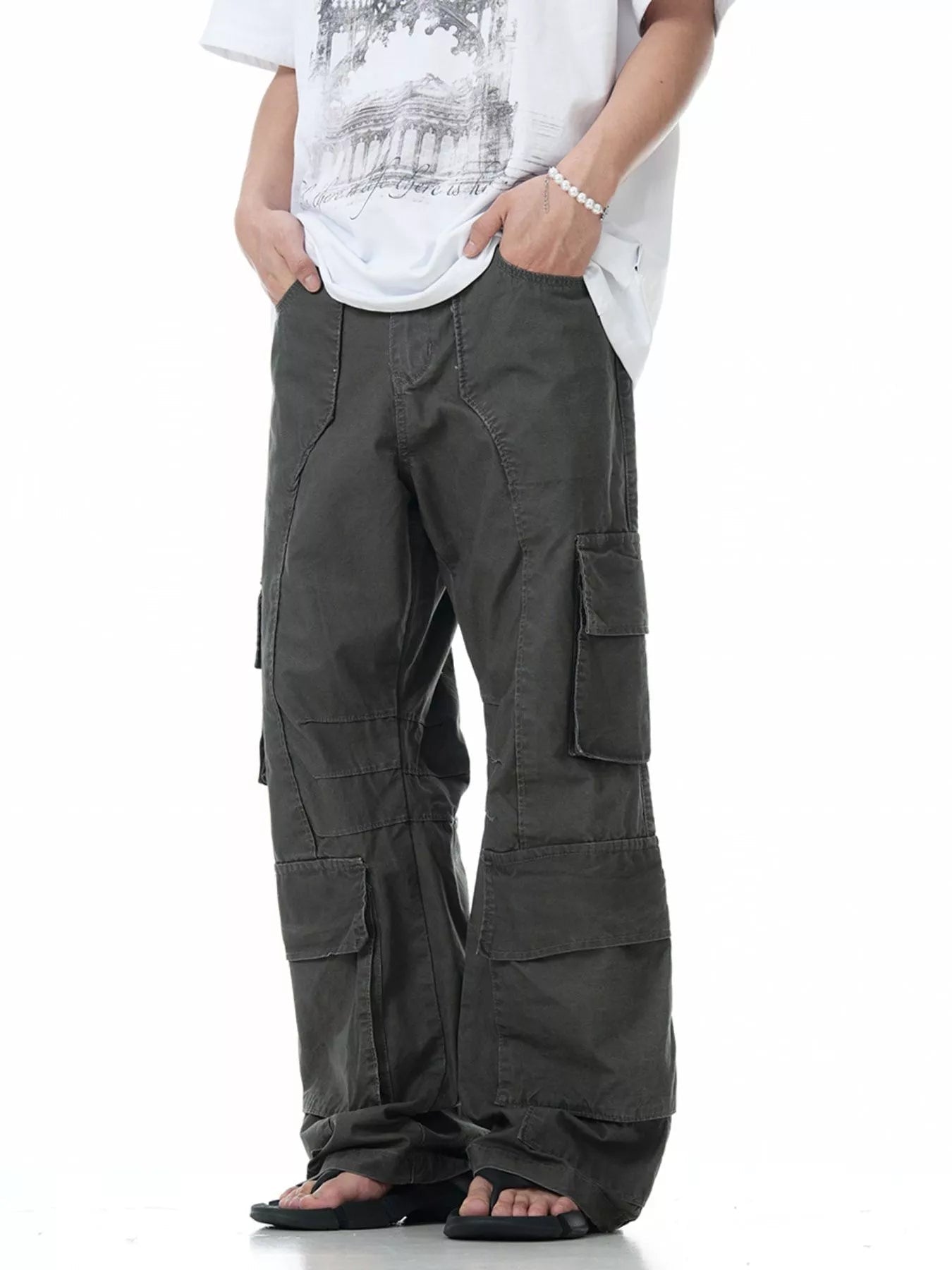 Men's Loose Fit Multi - Pocket Cargo Pants - For Streetwear Lovers - My Wear Clothing Co