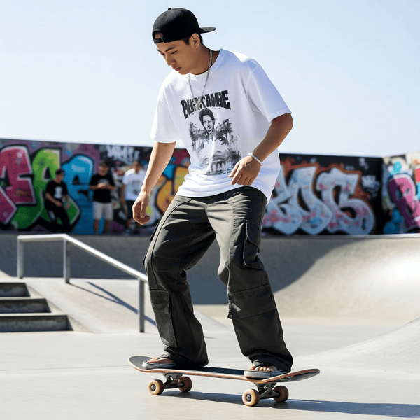 Men's Loose Fit Multi - Pocket Cargo Pants - For Streetwear Lovers - My Wear Clothing Co