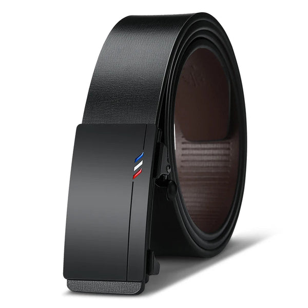 Men's Luxury Leather Belt with Automatic Buckle – Fashion Meets Function - My Wear Clothing Co