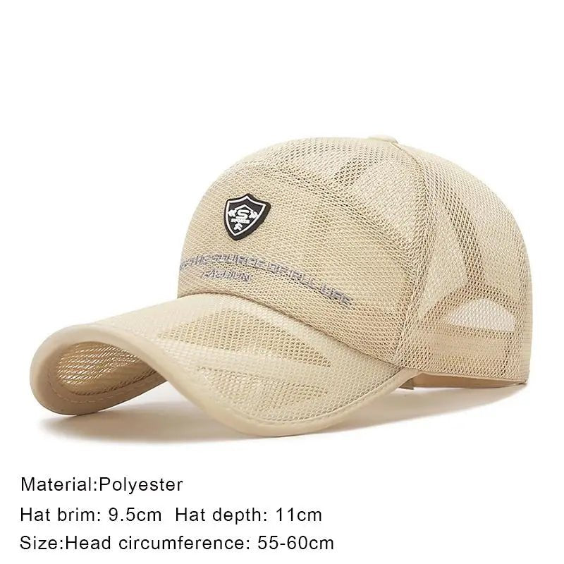 Men's Mesh Quick - Dry Baseball Cap – Lightweight Comfort for the Outdoors - My Wear Clothing Co