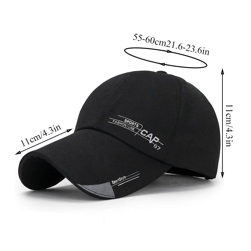 Men's Mesh Quick - Dry Baseball Cap – Lightweight Comfort for the Outdoors - My Wear Clothing Co