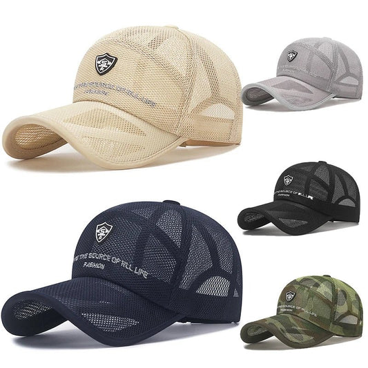 Men's Mesh Quick - Dry Baseball Cap – Lightweight Comfort for the Outdoors - My Wear Clothing Co