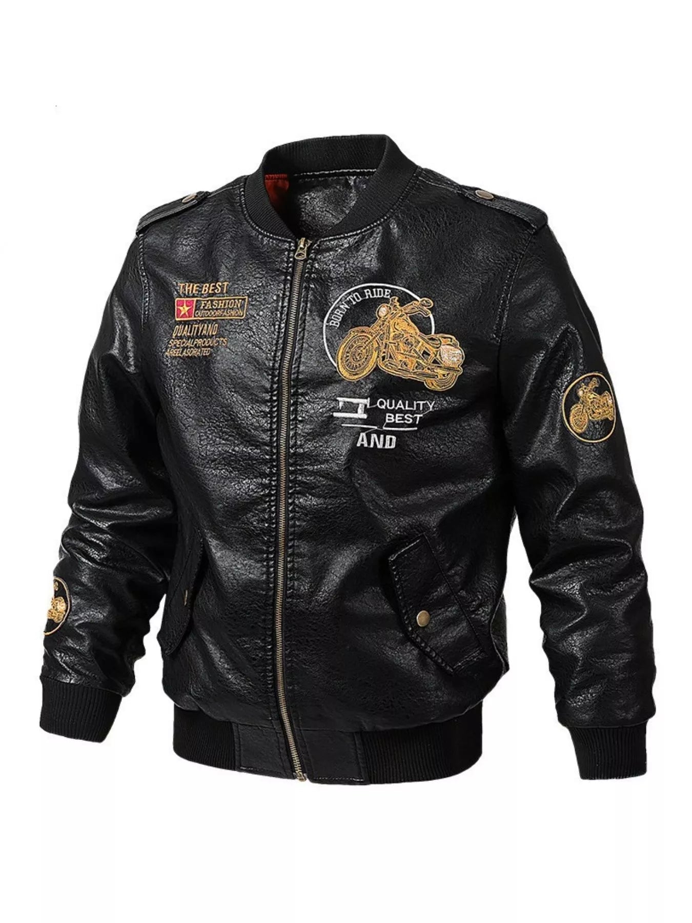 Men's Motorcycle Jacket (M–5XL) – Bold Utility, Everyday Edge - My Wear Clothing Co