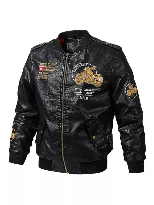 Men's Motorcycle Jacket (M–5XL) – Bold Utility, Everyday Edge - My Wear Clothing Co